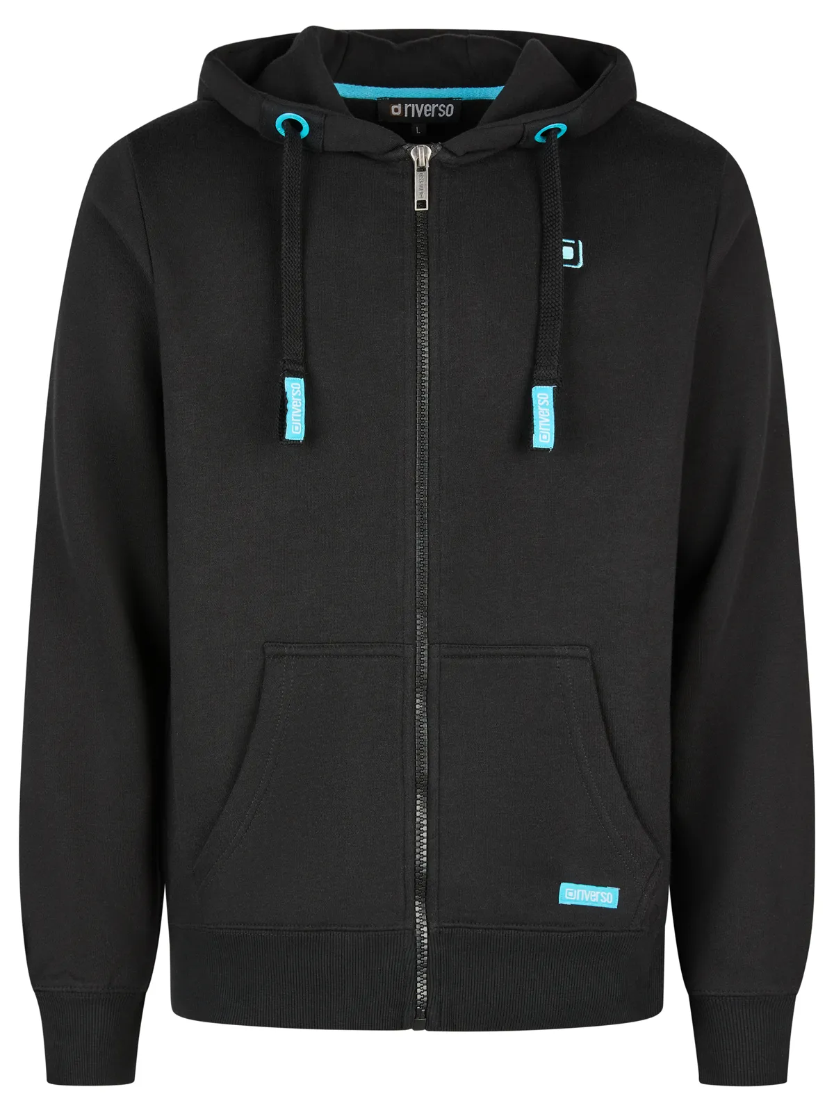 Zip-Hoodie von Riverso, Hollowman-Aufnahme von vorne