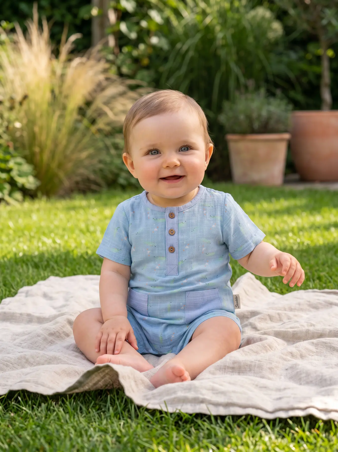 Emil, KI-Model der Neleon Group – Baby- & Kindermode, Look 3 von 4