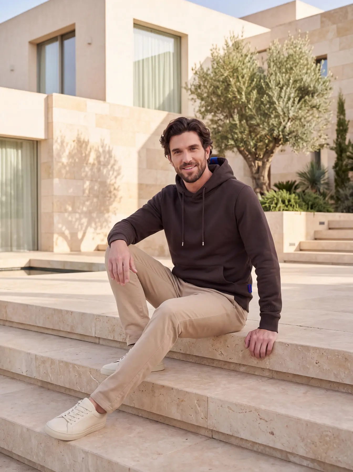 Florentin, KI-Model der Neleon Group – Herrenmode & Lifestyle, Look 7 von 8