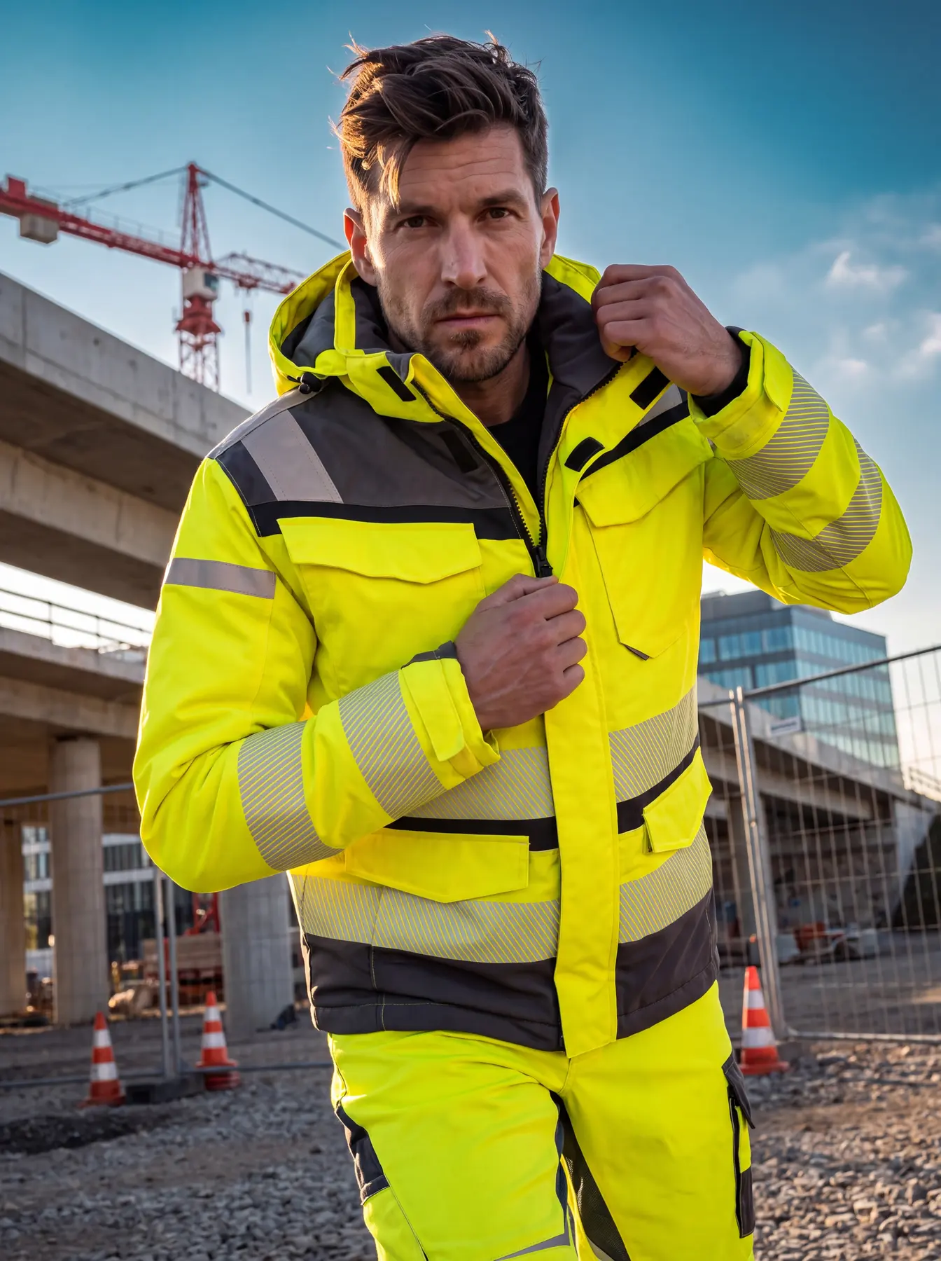 Jonas, KI-Model der Neleon Group – Arbeits- & Sicherheitskleidung, Look 2 von 4