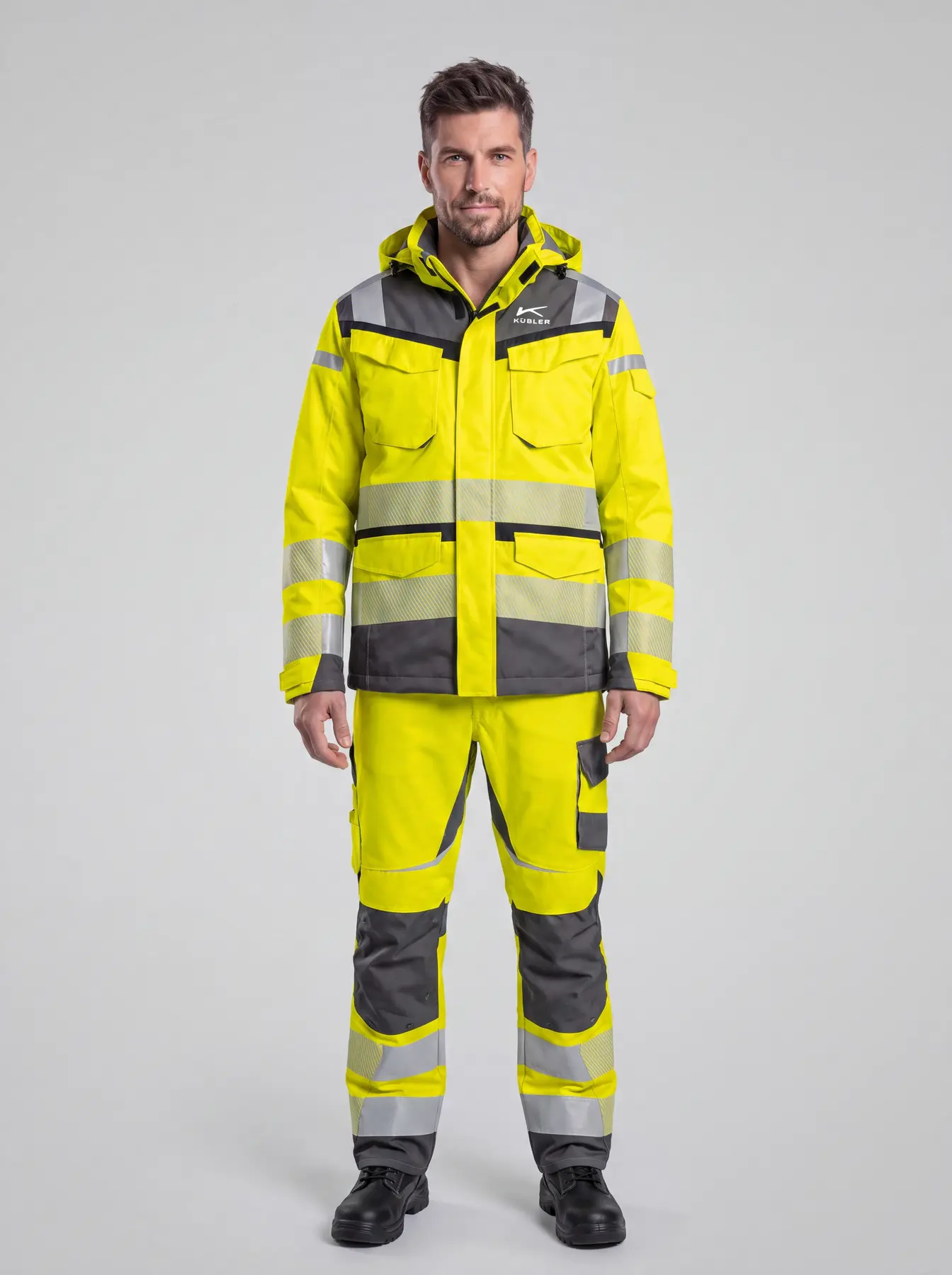 Jonas, KI-Model der Neleon Group – Arbeits- & Sicherheitskleidung, Look 3 von 4