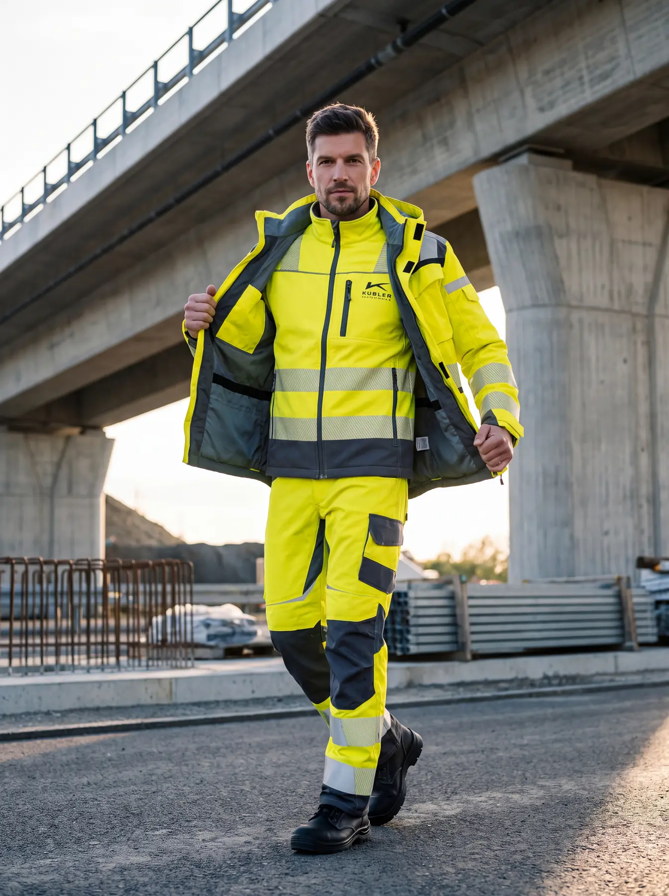 Jonas, KI-Model der Neleon Group – Arbeits- & Sicherheitskleidung, Look 4 von 4